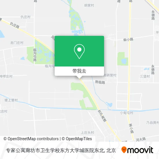 专家公寓廊坊市卫生学校东方大学城医院东北地图