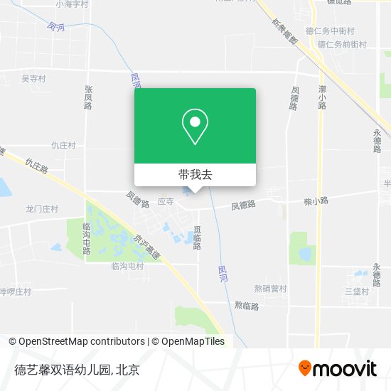 德艺馨双语幼儿园地图