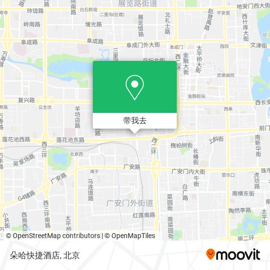 朵哈快捷酒店地图