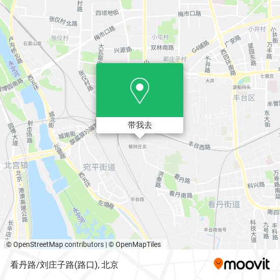 看丹路/刘庄子路(路口)地图