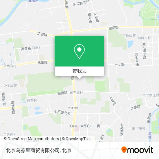 北京乌苏里商贸有限公司地图