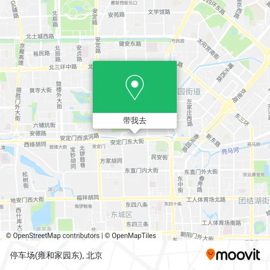 停车场(雍和家园东)地图