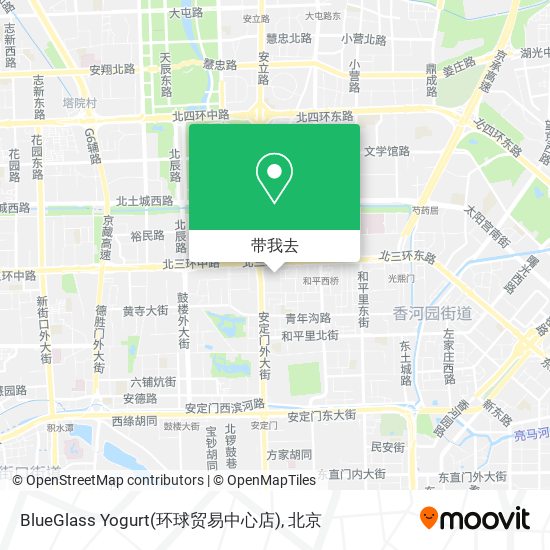 BlueGlass Yogurt(环球贸易中心店)地图