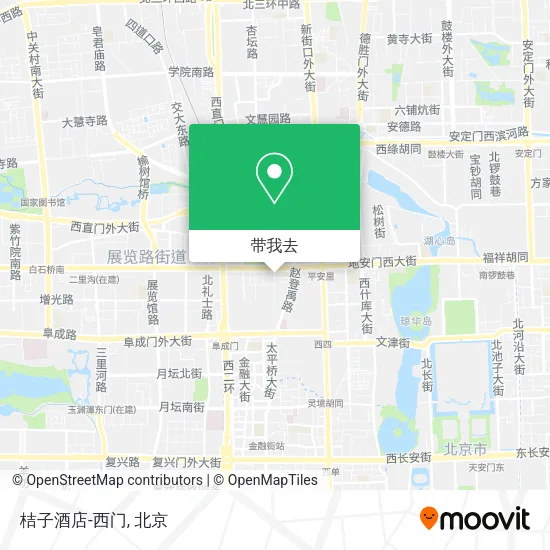 桔子酒店-西门地图