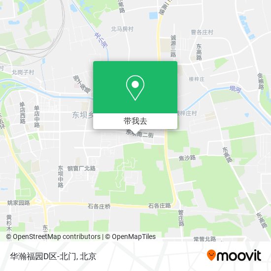 华瀚福园D区-北门地图