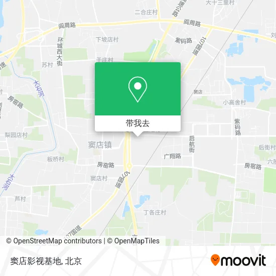 窦店影视基地地图