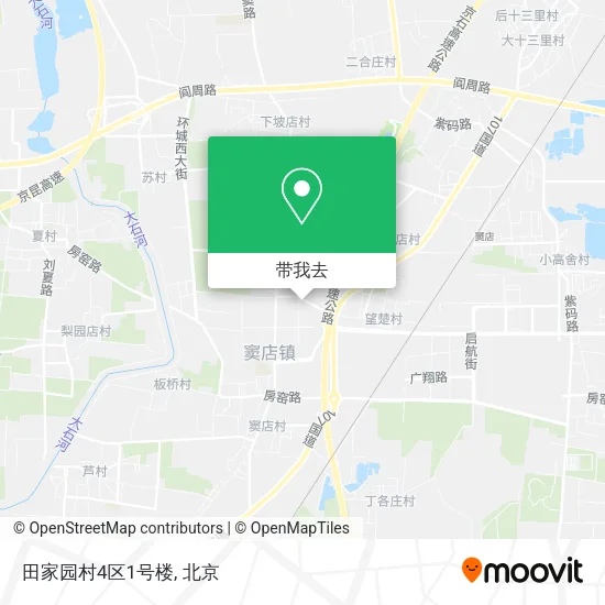 田家园村4区1号楼地图