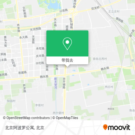 北京阿波罗公寓地图