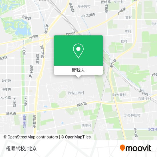 程顺驾校地图