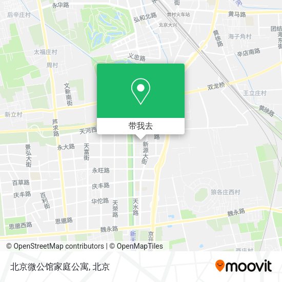 北京微公馆家庭公寓地图