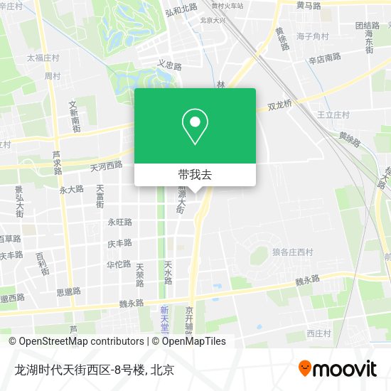 龙湖时代天街西区-8号楼地图