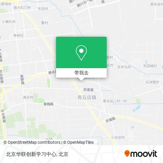 北京华联创新学习中心地图