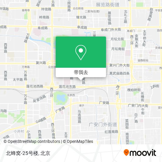 北蜂窝-25号楼地图