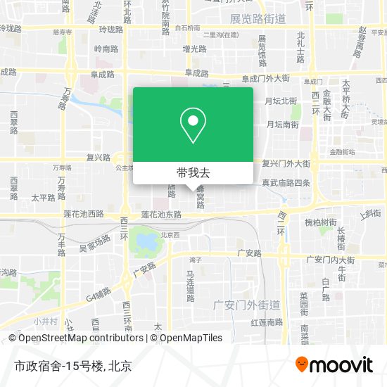市政宿舍-15号楼地图
