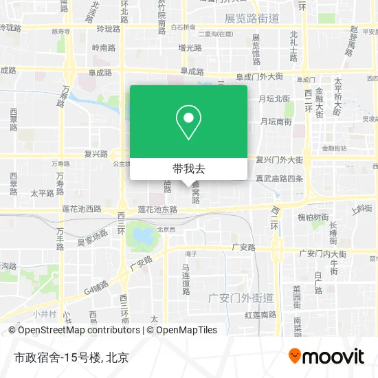 市政宿舍-15号楼地图