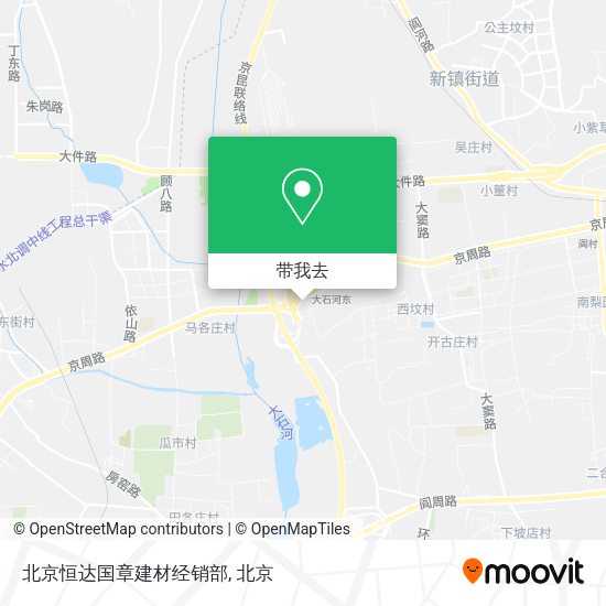 北京恒达国章建材经销部地图
