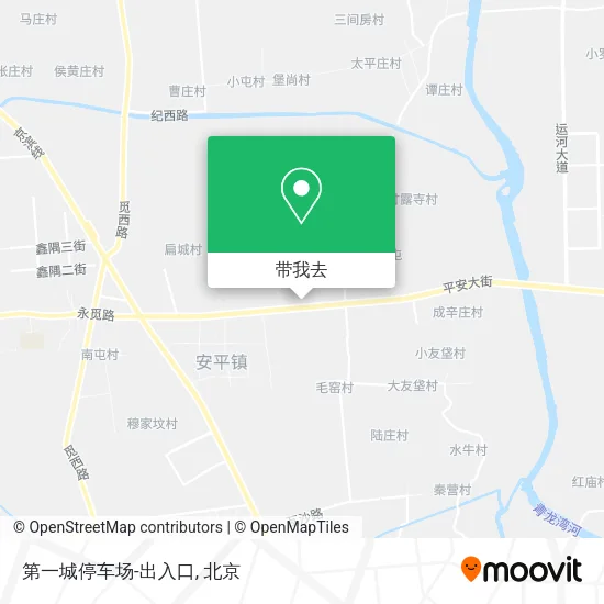 第一城停车场-出入口地图