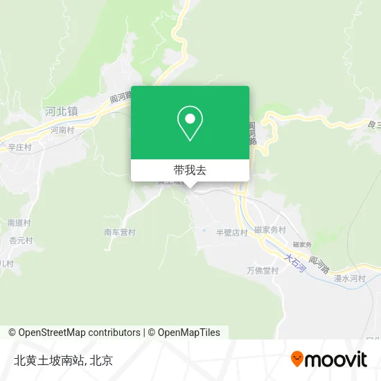 北黄土坡南站地图