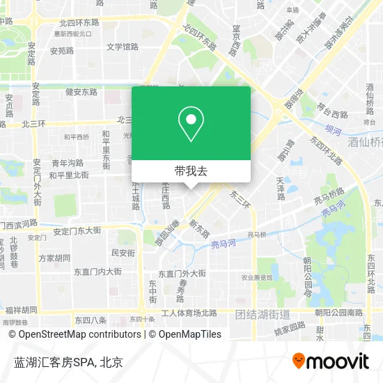 蓝湖汇客房SPA地图