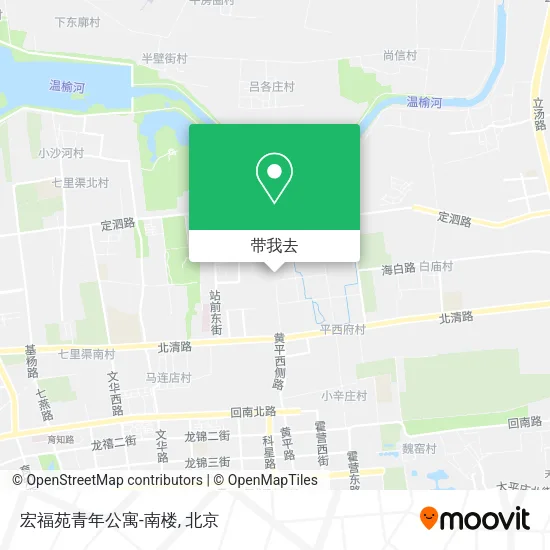 宏福苑青年公寓-南楼地图
