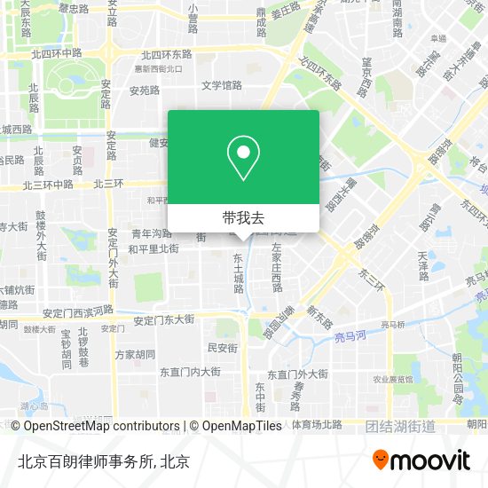 北京百朗律师事务所地图