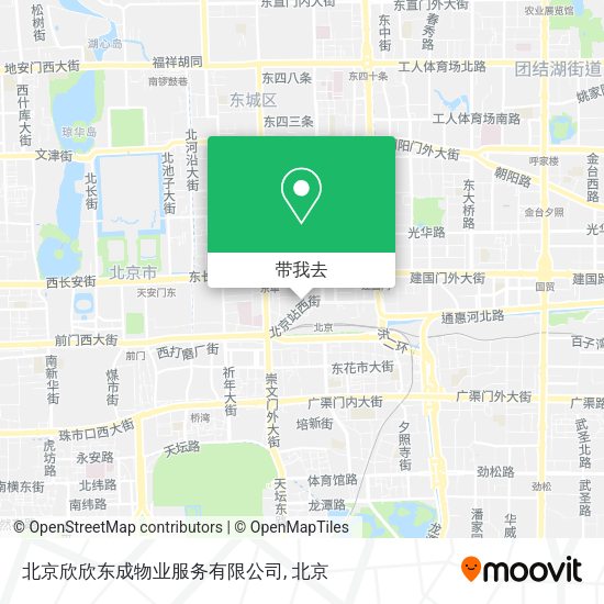 北京欣欣东成物业服务有限公司地图