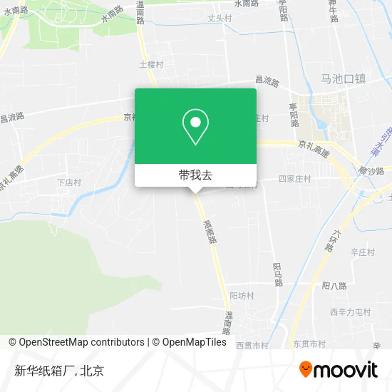 新华纸箱厂地图