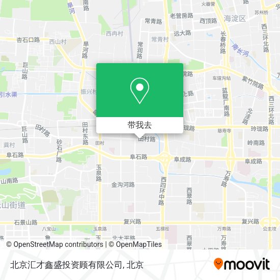 北京汇才鑫盛投资顾有限公司地图