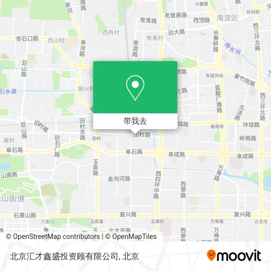 北京汇才鑫盛投资顾有限公司地图