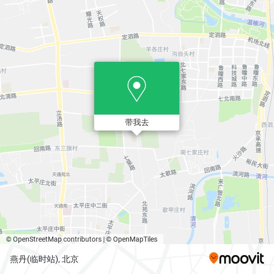 燕丹(临时站)地图
