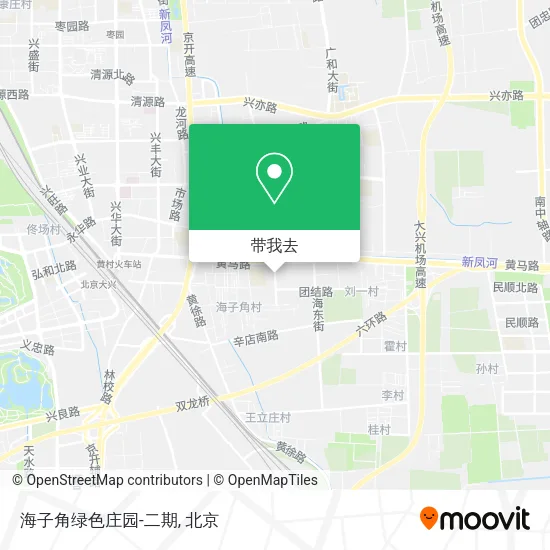 海子角绿色庄园-二期地图