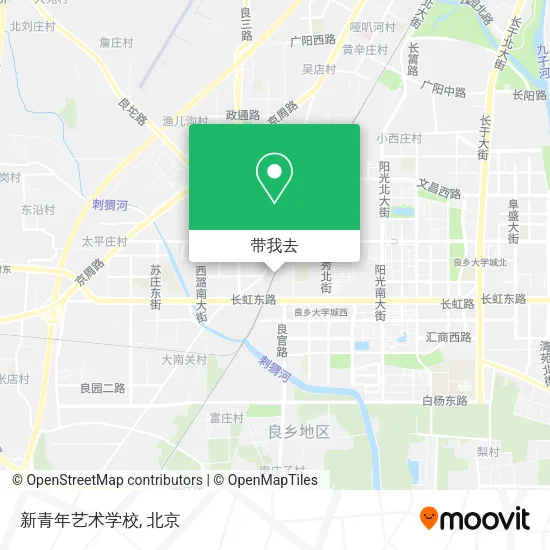 新青年艺术学校地图