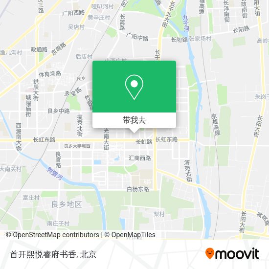 首开熙悦睿府书香地图