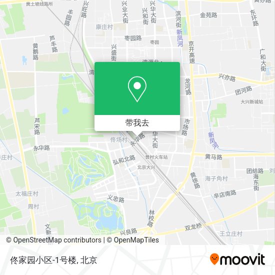 佟家园小区-1号楼地图