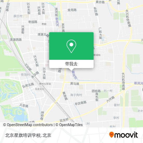 北京星旗培训学校地图