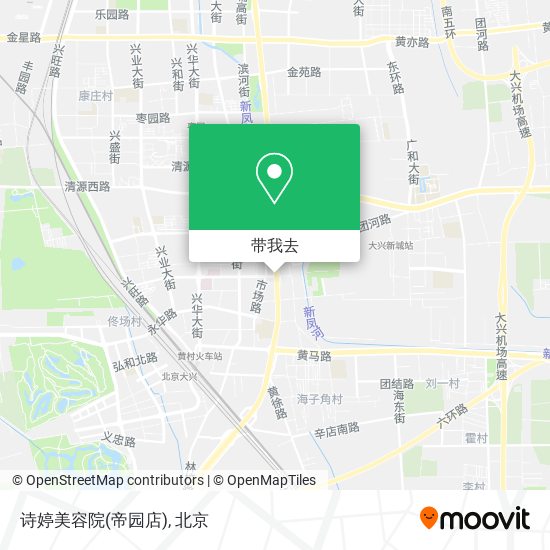 诗婷美容院(帝园店)地图