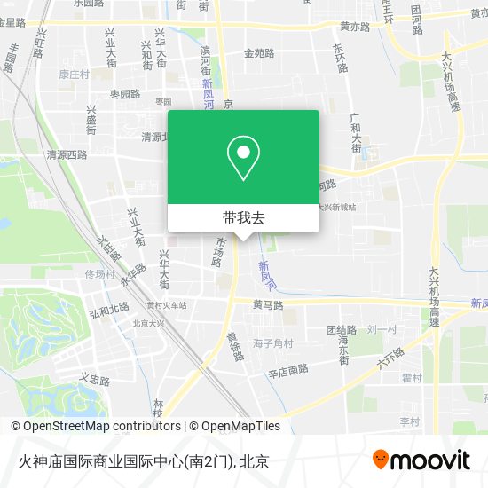 火神庙国际商业国际中心(南2门)地图