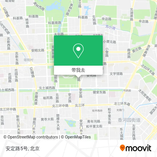 安定路5号地图