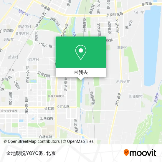 金地朗悦YOYO派地图