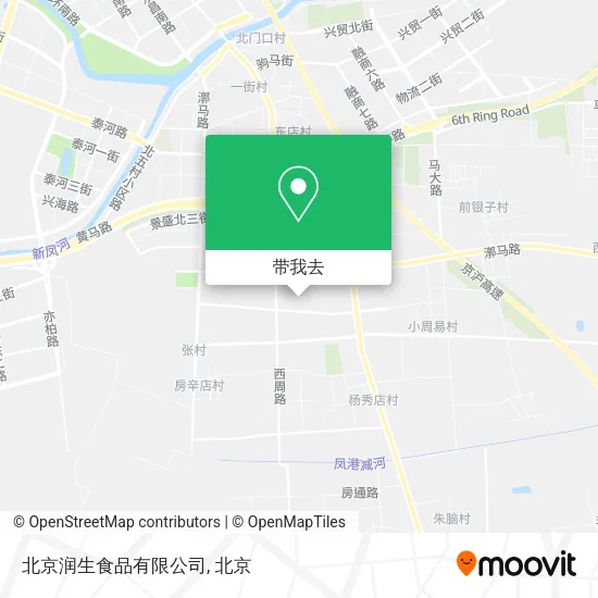 北京润生食品有限公司地图