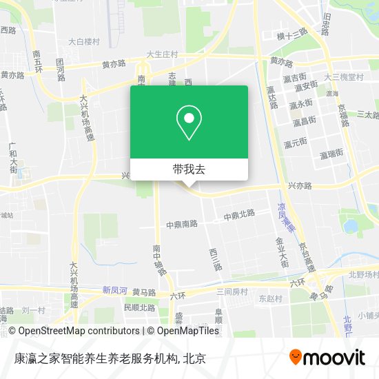 康瀛之家智能养生养老服务机构地图