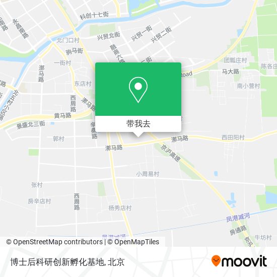 博士后科研创新孵化基地地图