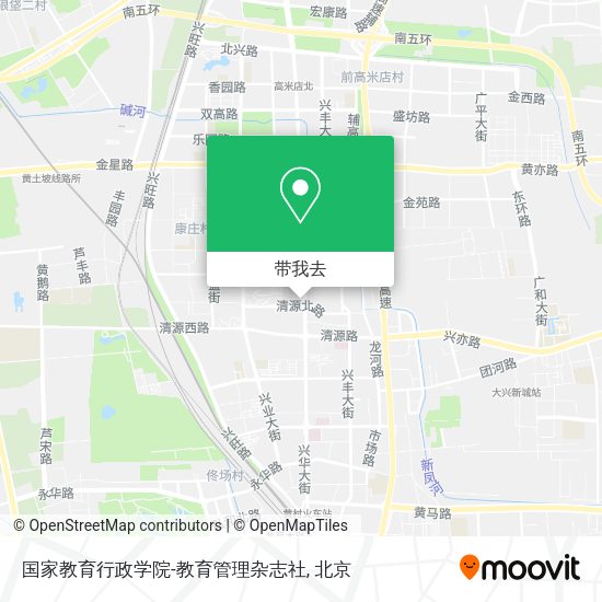 国家教育行政学院-教育管理杂志社地图