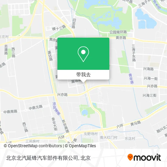 北京北汽延锋汽车部件有限公司地图