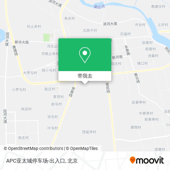 APC亚太城停车场-出入口地图