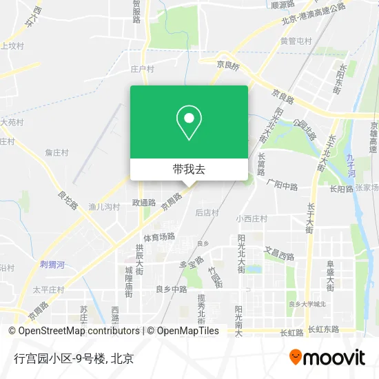 行宫园小区-9号楼地图
