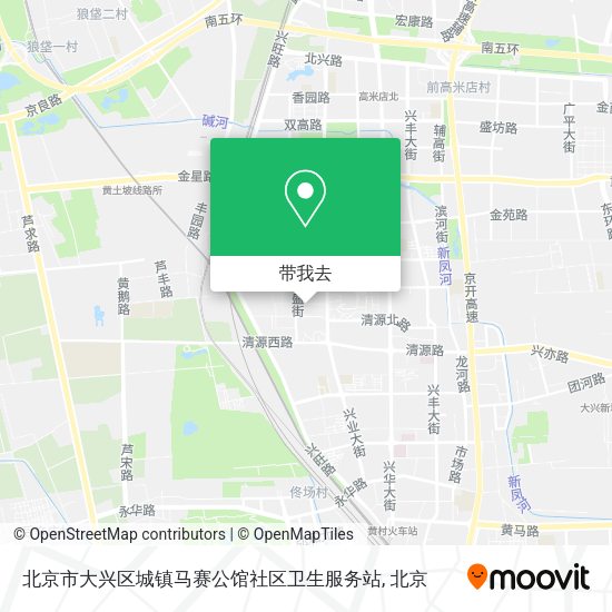 北京市大兴区城镇马赛公馆社区卫生服务站地图