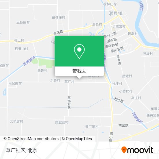 草厂社区地图