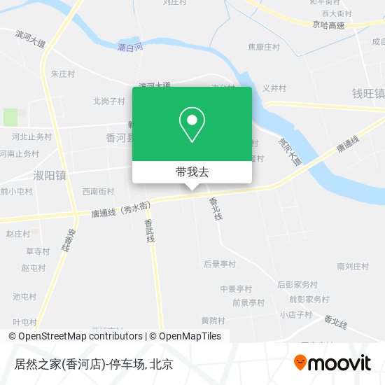 居然之家(香河店)-停车场地图