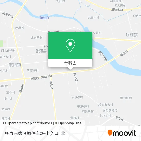 明泰来家具城停车场-出入口地图